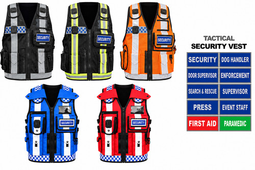 Hiviz security vest - security,