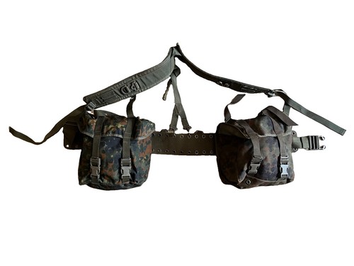 German army flecktarn webbing - german,