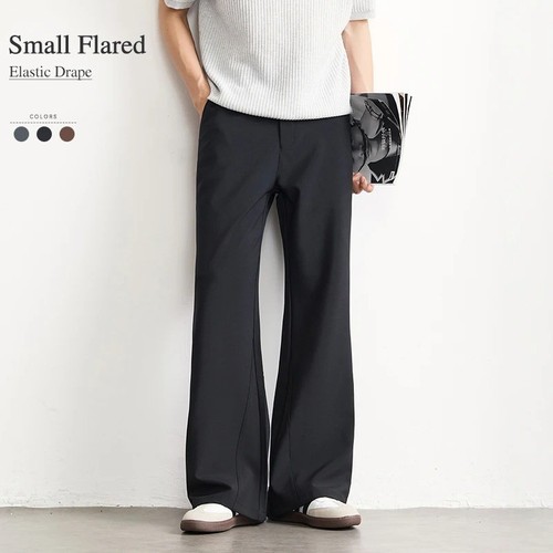 Men black flared suit - men's,