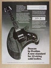 1976 ovation deacon string - deacon, 12-string