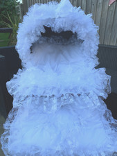 Romany pram pushchair white - romany,
