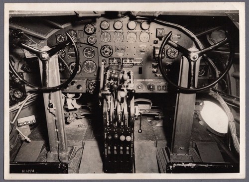 Short stirling bomber controls - short,