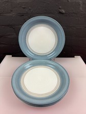 4 x Denby Castile Large Dinner Plates 27.5 cm Wide Last Set Available