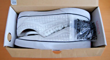 VANS OLD SKOOL x SUPREME NY MEN UK 7.5 White Shoes Trainers Rare Sneakers NEW