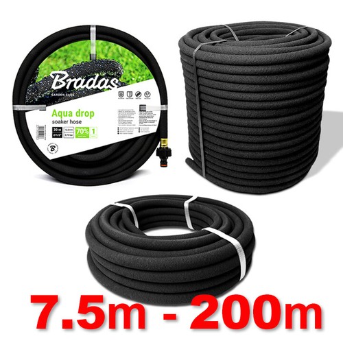 Porous pipe soaker hose leaky - porous,