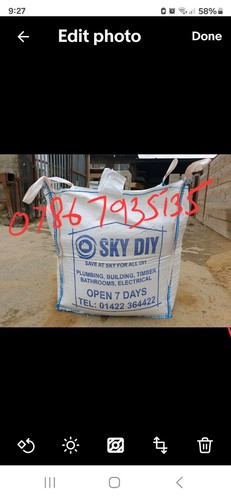 Bulk bag building soft sand - soft,