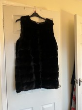 Ladies faux Fur Waistcoat -