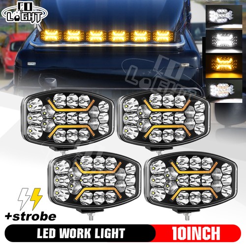 Jumbo oval led spot - 4x,