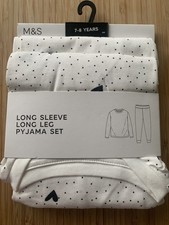 M&S Pyjamas 100% Cotton Spot &