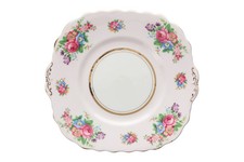 Colclough - Unnamed - Rose Bouquet - Pink - Cake Plate - 261291G