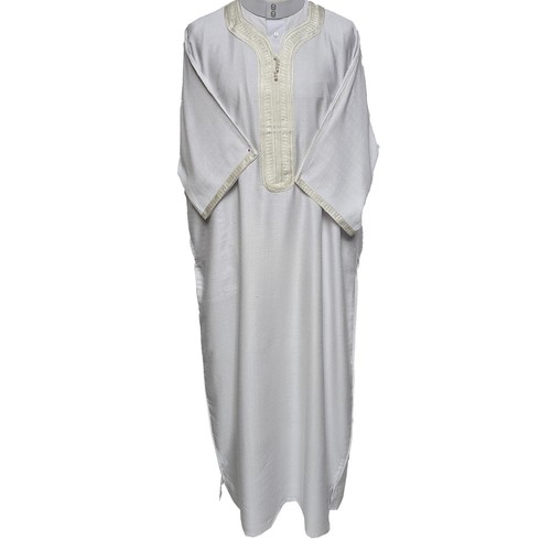 Moroccan cotton blend white - cotton,