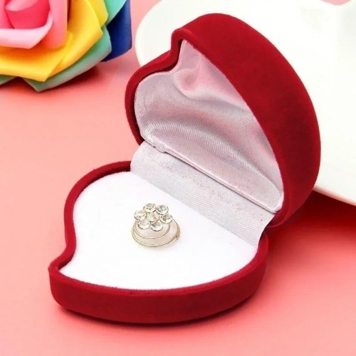Red velvet jewellery - red, gift