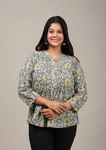 Indian floral cotton - floral, women