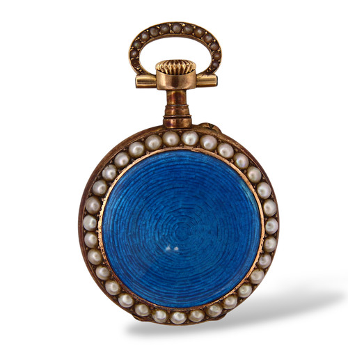 Antique blue enamel natural - enamel,