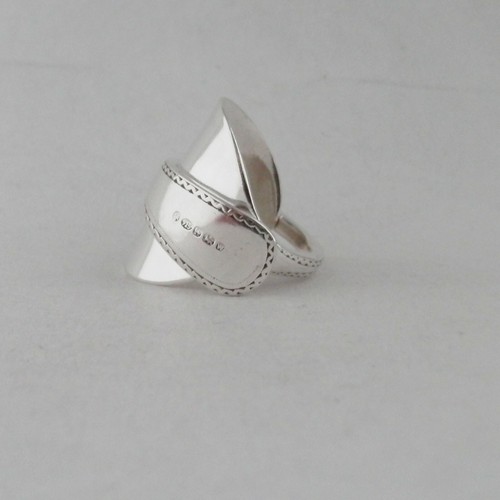 Silver spoon ring - spoon, handmade