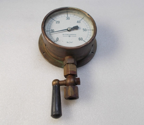 Budenberg pressure gauge valve - pressure,