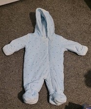 M&S Light Blue Baby Sized 3-6
