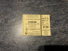 75/6 TICKET Tottenham Spurs v Everton 24/9/1975