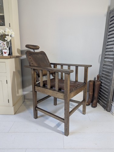 Antique oak barber - antique,
