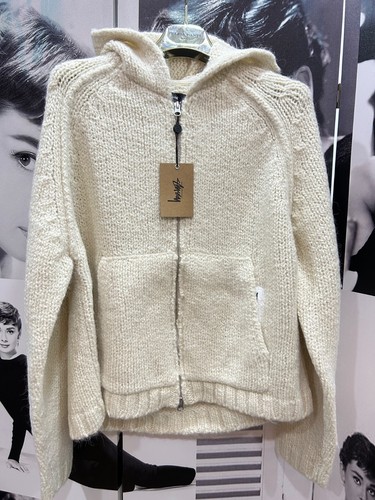 Stussy chunky knit zip hoodie - zip,