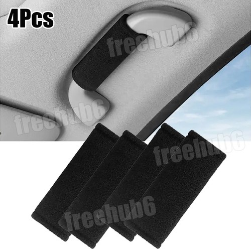Black plush car interior - 4x,