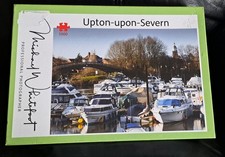 1000-Piece Jigsaw Puzzle UPTON-UPON-SEVEN Michael WHITEFOOT UK Made JIG108 BOATS