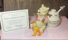 Winnie The Pooh LENOX “Pooh’s  Smattering of Honey” Pot  (2001)
