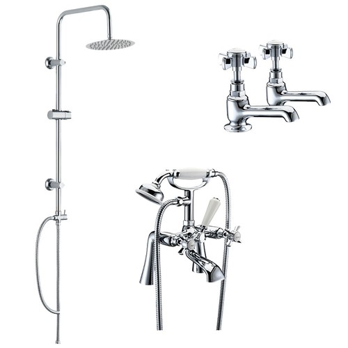 Traditional bath shower mixer - traditional,
