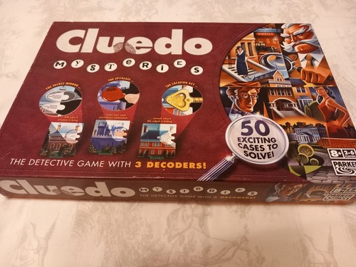 Cluedo mysteries board game - mysteries,