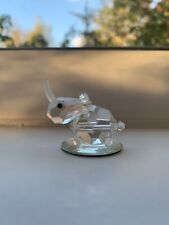 Swarovski Crystal Rhino Figurine (with A8 stamp)