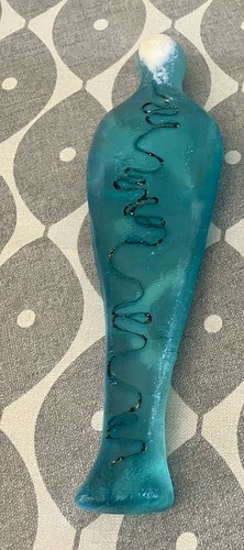 Rare glass ushabti - glass, ushabti/saiti