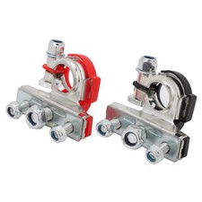 3 Way 12V Battery Terminals Connectors Quick Release Car Caravan Clamps Kit