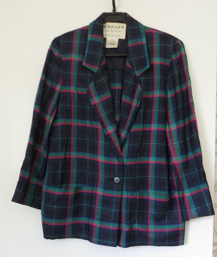 Vintage jaeger oxford checked - vintage,