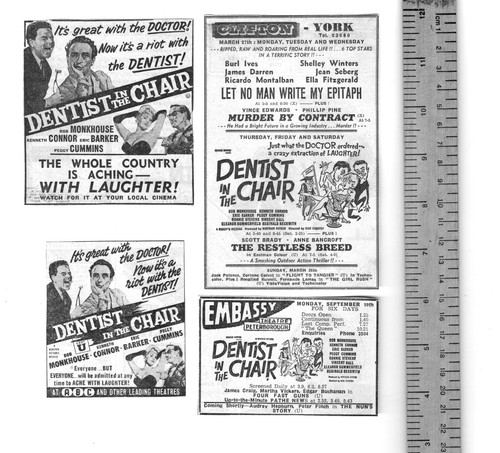 Dentist the chair 1960 bob - 1960,