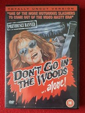 Don't Go In The Woods Alone. Video Nasty. Uncut DVD. Previously Banned. OOP.