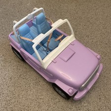 Barbie Pink Car Jeep Beach Cruiser Off Road Vehicle. 