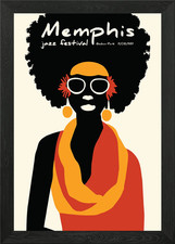 Memphis Jazz Festival Framed
