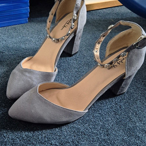 Ageemi shoes grey suede - shoes,