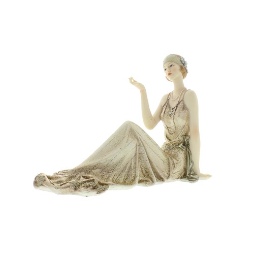 Art deco justina lady gold - "justina",