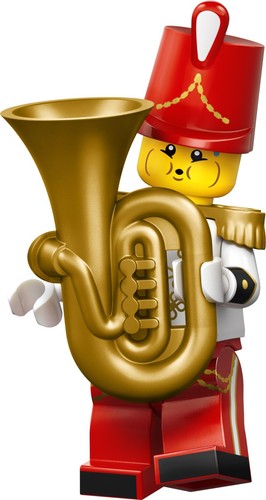Lego tuba player minifigures