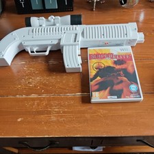 Sniper Elite Bundle Nintendo Wii Rare Rifle Zapper Gun & Game: Working Vibration