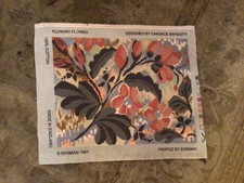 Tapestry Flowing Flower Ehrman COMPLETED