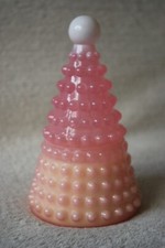 Sand+Fog Pink Bubble Christmas Tree Glass Jar Candle 255g 9oz Vanilla or Juniper
