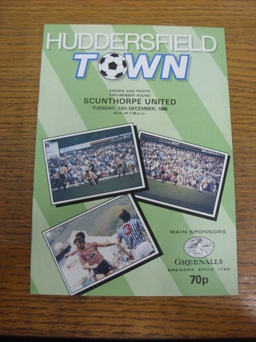 1988 huddersfield town v - 13/12/1988,