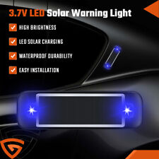 LED Solar Powered Car Dummy Alarm Stimulated Anti-Theft Flashing Warning Light