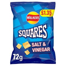 Walkers Crisps Squares Salt &