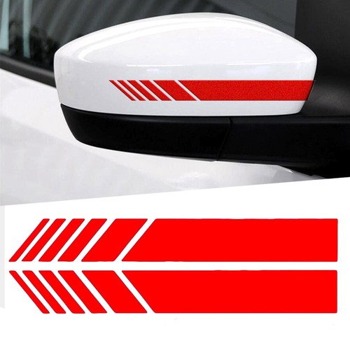 2pcs red car - car, rearview