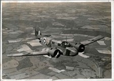 AIRSPEED OXFORD PROTOTYPE AS592 VINTAGE ORIGINAL PRESS PHOTO RAF 1