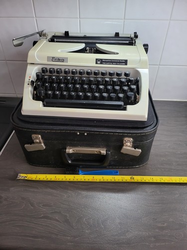 Vintage erika typewriter and - erika,