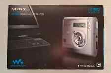 Sony Hi-MD Walkman Mini Disc Player MZ-NH700 - Boxed Blue